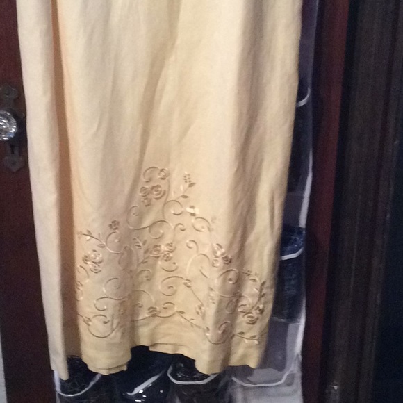 Cocktail dress with jacket. Lemon yellow - Picture 2 of 5